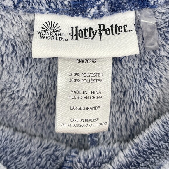 WIZARDING WORLD HARRY POTTER Fleect Jogger AOP Lounge Set Sweater Sweats Size L - Picture 8 of 8